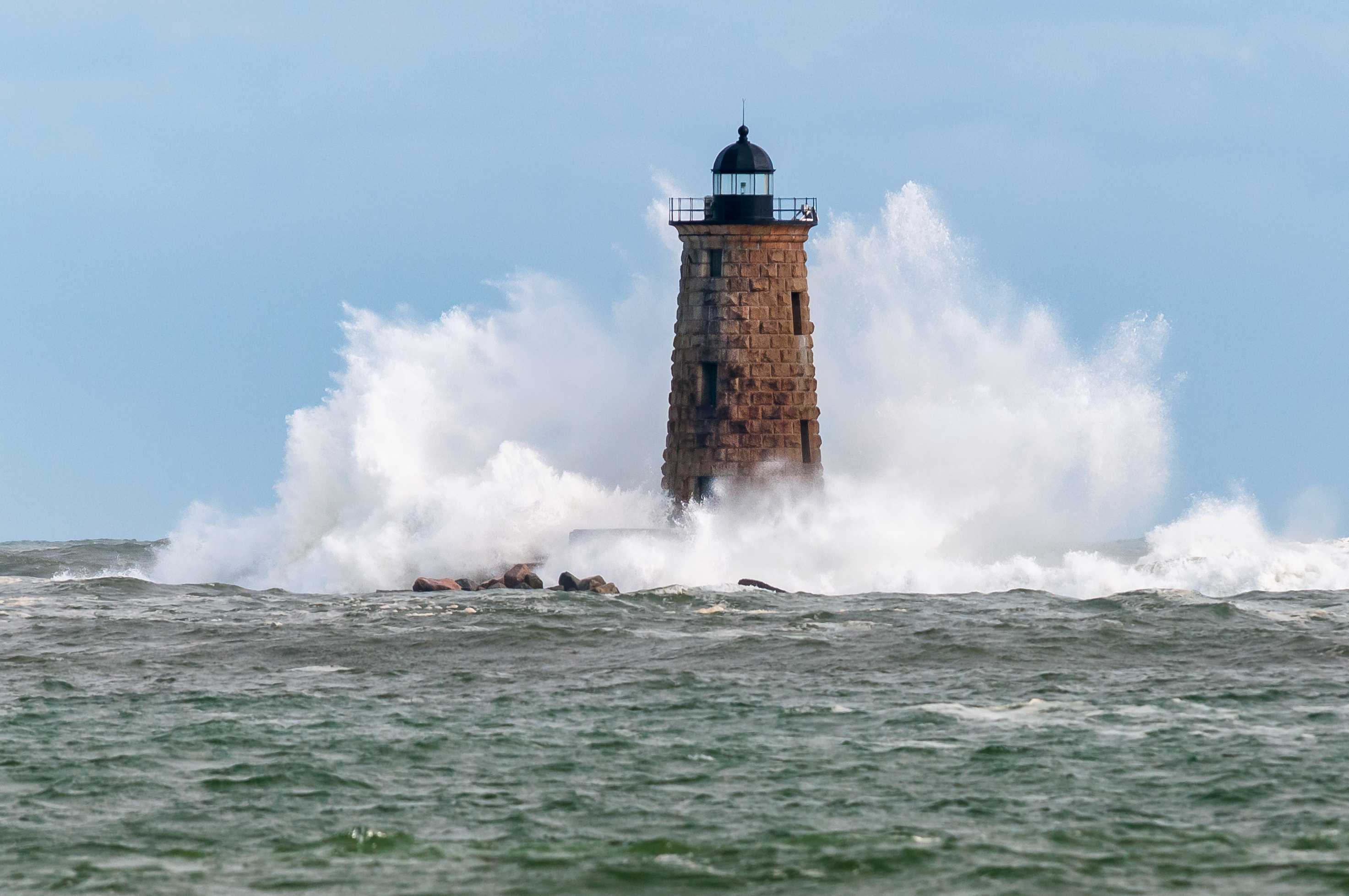 Lighthouse at sea