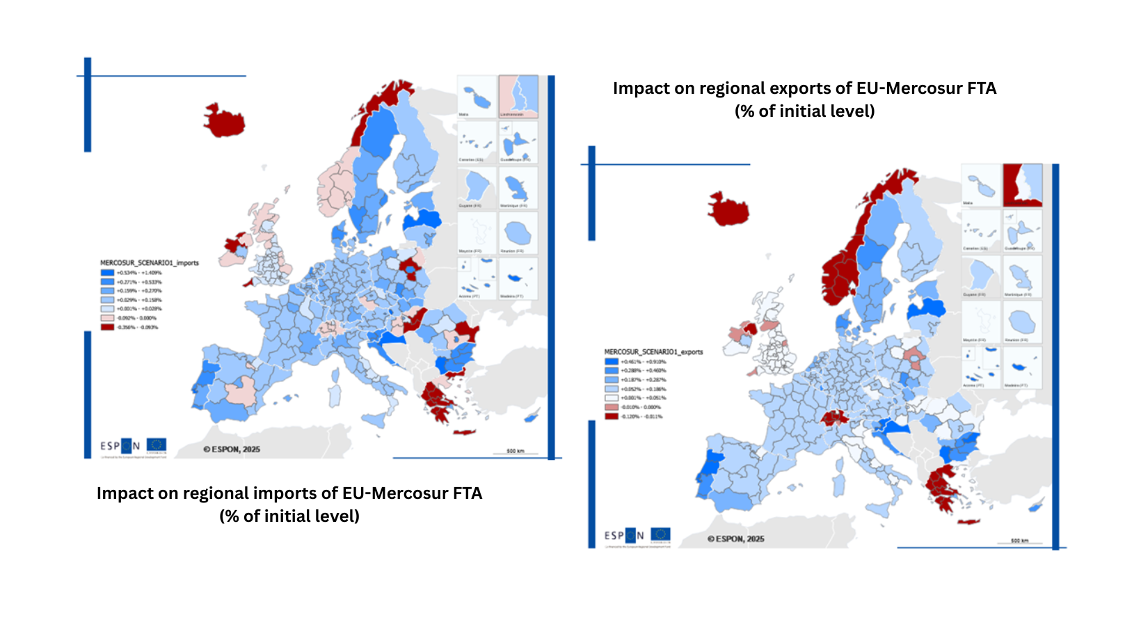 EU-Mercocur imports exports map